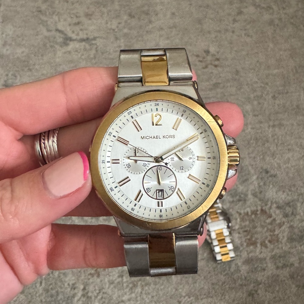 Michael Kors Dylan Gold and Silver Watch